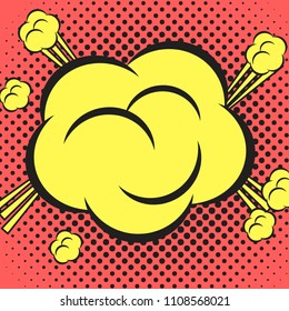 Comic speech bubble. Pop art style