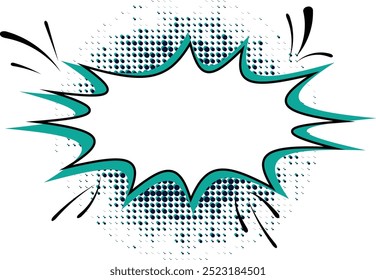 Comic Speech Bubble. Talk Bubble.vector eps10