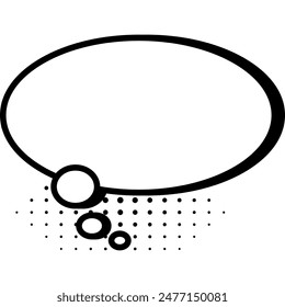 Comic Speech Bubble. Talk Bubble. Cloud Speech Bubble Icon