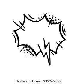 Comic speech bubbles. Comic dialogue on halftone shadows. Dots. Comic chat shouting.