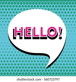 Comic speech bubbles for different emotions and sound effects. Vector illustration