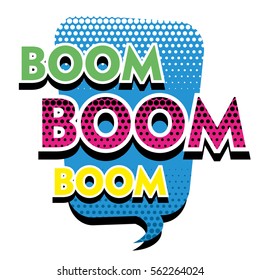 Comic speech bubbles for different emotions and sound effects. Vector illustration