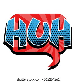 Comic speech bubbles for different emotions and sound effects. Vector illustration