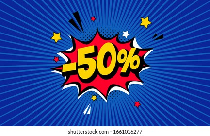 Comic speech bubbles discount retro style vector 