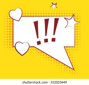 Comic speech bubbles with halftone shadows. Vector illustration eps 10 isolated on background