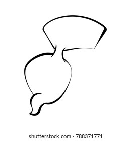 Comic speech bubbles isolated on a white background, vector illustration
