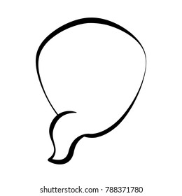 Comic speech bubbles isolated on a white background, vector illustration
