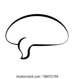 Comic speech bubbles isolated on a white background, vector illustration