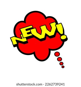 Comic Speech Bubbles Pop Art with words. vector illustration