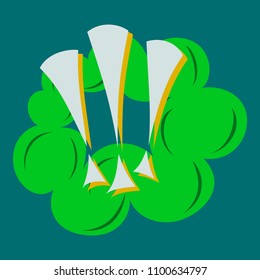 Comic speech bubbles set with emotions and text