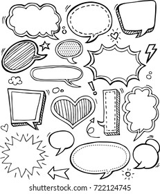 Comic Speech Bubbles - vector illustration