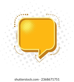 Comic Speech Bubbles - vector illustration.comic book style speech bubbles set over colorful background.