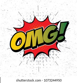 Comic Speech Bubbles vintage Collection. Vector illustration