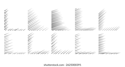 Comic Speed Corner Vector Collection