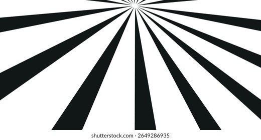 Plano de fundo das linhas de velocidade em quadrinhos. Efeito de explosão de livro de desenhos animados. Quadro de padrão de linha radial de super-herói. Fundo de impacto vetorial. Pop art flash beams ou raios fundo. ilustração vetorial eps10
