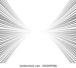 Comic speed lines background Rectangle fight stamp for card Manga or anime, graphic texture, superhero action, explosion background. Black and white vector illustration
