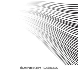 Comic speed lines background Rectangle fight stamp for card Manga or anime, graphic texture, superhero action, explosion background. Black and white vector illustration