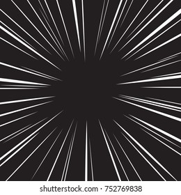 Comic speed radial background