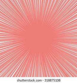 Comic speed radial line background