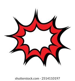 Comic style blank frame background. Cool comic text book design comic text bubble design