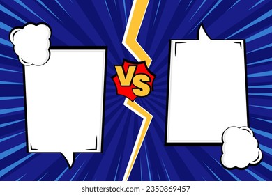 comic style duel backround image