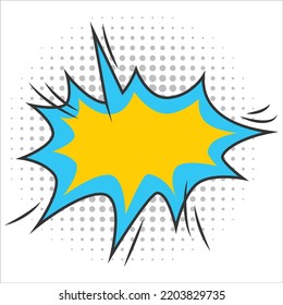 comic style explosion clip art