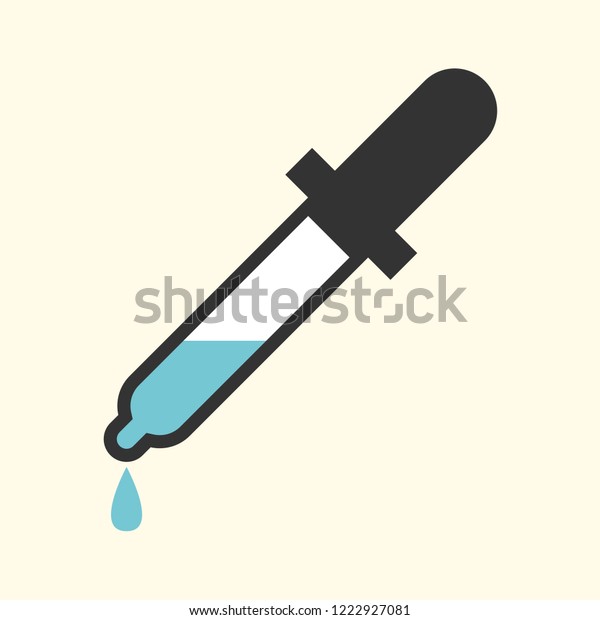 Comic Style Pipette Illustration Vector Object Stock Vector (Royalty ...