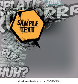 comic style speech bubble