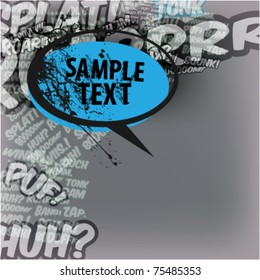 comic style speech bubble