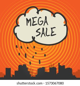 Comic style speech bubble business concept with space for text, vector illustration
