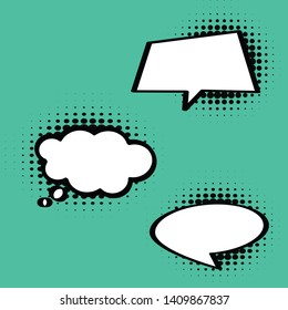 Comic Style Speech Bubble in Vector