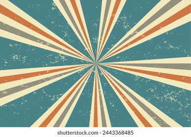 comic style sunburst rays motion background design vector