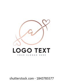 Comic-Stil, einzigartiger und moderner Buchstabe Typ A Logo-Vorlage, Vektorlogo für Geschäfts- und Firmenidentität 