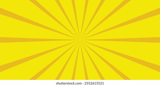 comic sunburst background. abstract sunburst brochure design template