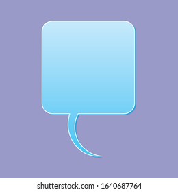 comic text balloon, vector illustration
