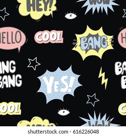 Comic Text, Pop Art style