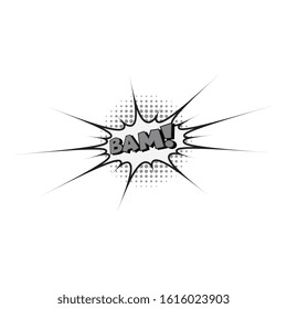 Comic Text, Pop Art style.Cartoon sound effect illustration