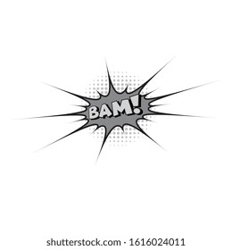 Comic Text, Pop Art style.Cartoon sound effect illustration