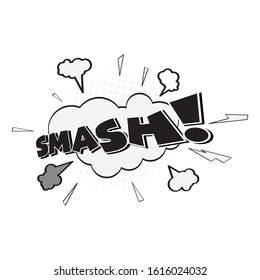 Comic Text, Pop Art style.Cartoon sound effect illustration