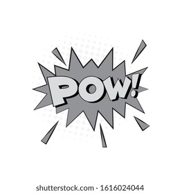 Comic Text, Pop Art style.Cartoon sound effect illustration