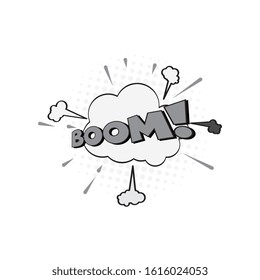 Comic Text, Pop Art style.Cartoon sound effect illustration