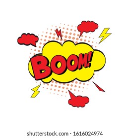 Comic Text, Pop Art style.Cartoon sound effect illustration