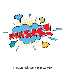 Comic Text, Pop Art style.Cartoon sound effect illustration
