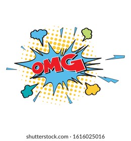 Comic Text, Pop Art style.Cartoon sound effect illustration