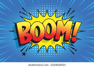 Comic Text Vintage Text Effect Boom! Text