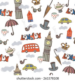  comic vector english pattern with white background