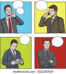 ilustración de vector cómico sobre negocios y marketing