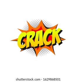 Comic Word Sound Effect Vector Stock