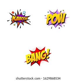Comic Word Sound Effect Vector Stock