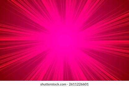 Comic Zoom Line Background Vector Illustration